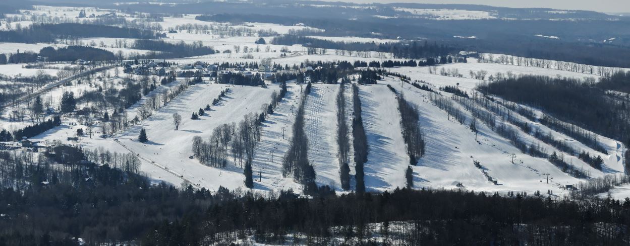 Mansfield Ski Club Aerial Photo